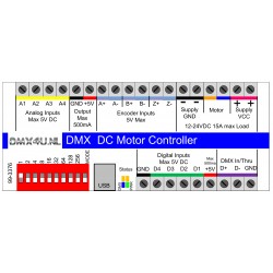 DMX DC Motor Sturing 15A